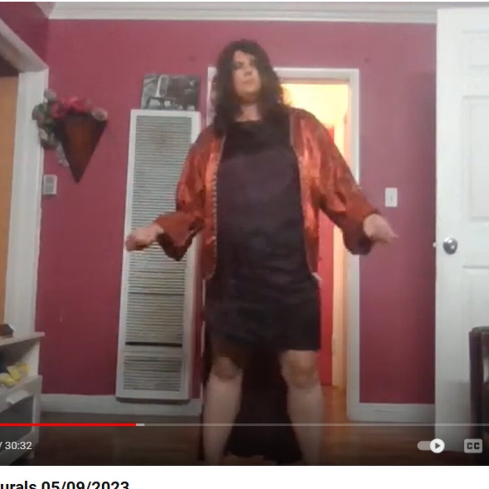 Trees Naturals Marroon Cape Dress